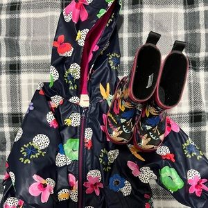 Catimini Rain jacket and rain boots as set - boots 23/24 Jacket 2T